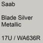 Preview: Saab, Blade Silver Metallic, 17U / WA636R.